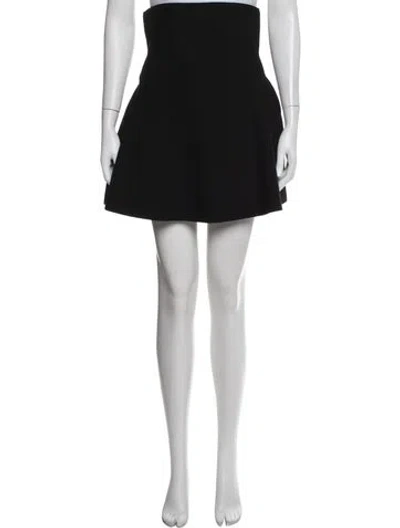 Pre-owned Simkhai Mini Skirt In Black