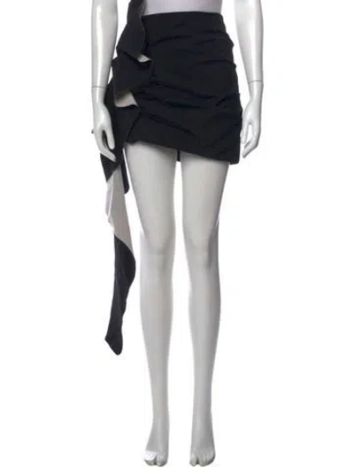 Pre-owned Simkhai Mini Skirt In Black