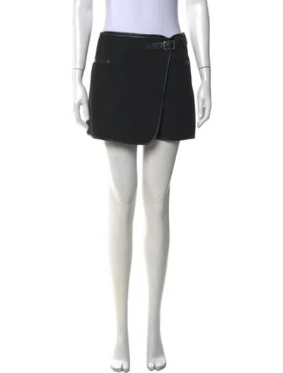 Pre-owned Simkhai Mini Skirt In Black