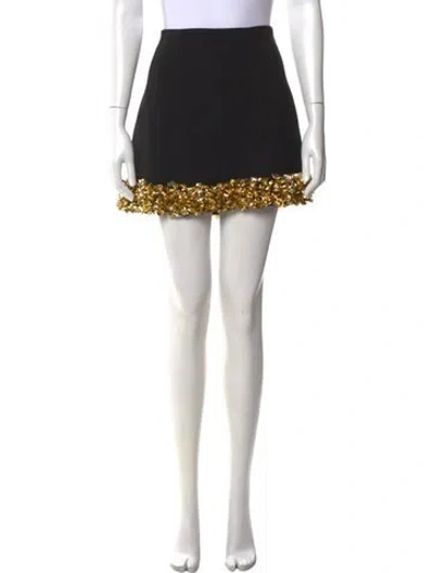 Pre-owned Simkhai Mini Skirt In Black
