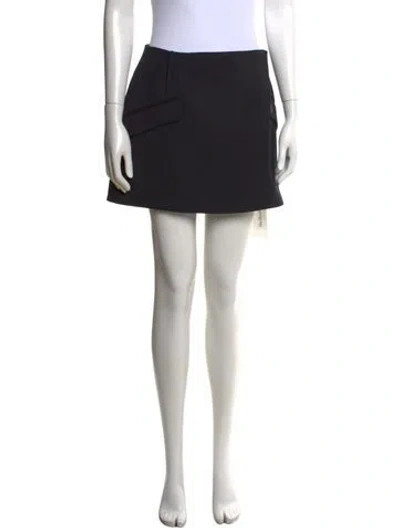 Pre-owned Simkhai Mini Skirt In Black