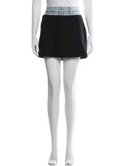 Pre-owned Simkhai Mini Skirt In Black