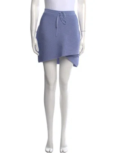 Pre-owned Simkhai Mini Skirt In Blue
