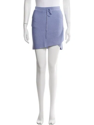 Pre-owned Simkhai Mini Skirt In Blue