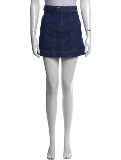 Pre-owned Simkhai Mini Skirt In Blue
