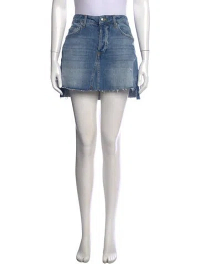 Pre-owned Simkhai Mini Skirt In Blue