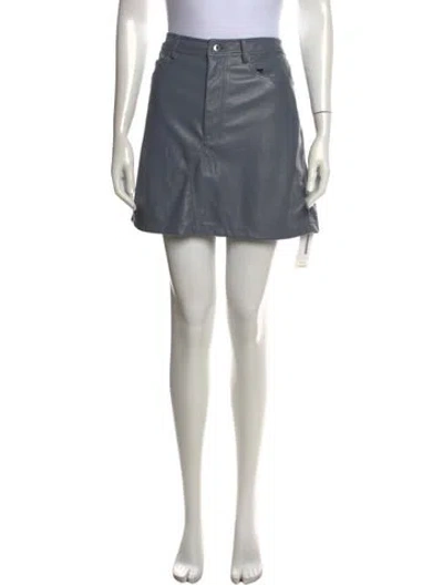 Pre-owned Simkhai Mini Skirt In Grey