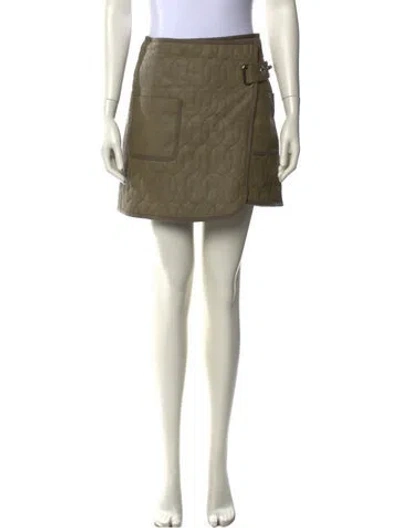 Pre-owned Simkhai Mini Skirt In Neutral