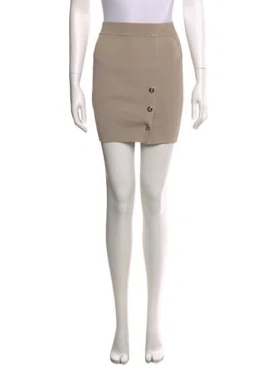 Pre-owned Simkhai Mini Skirt In Neutral