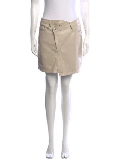 Pre-owned Simkhai Mini Skirt In Neutrals