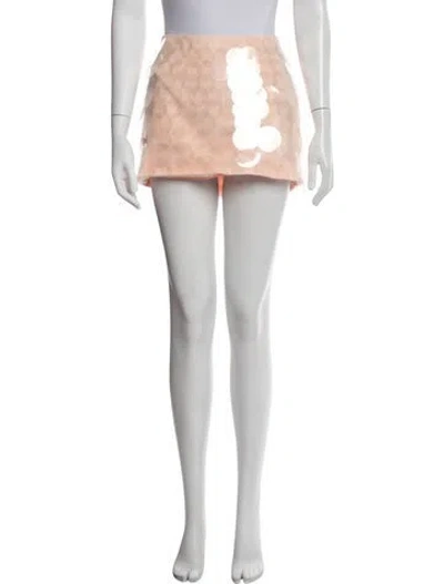 Pre-owned Simkhai Mini Skirt In Pink