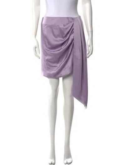 Pre-owned Simkhai Mini Skirt In Purple
