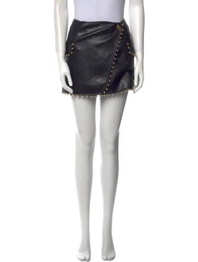Pre-owned Simkhai Mini Skirt W/ Tags In Black