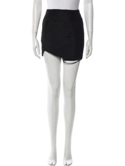 Pre-owned Simkhai Mini Skirt W/ Tags In Black