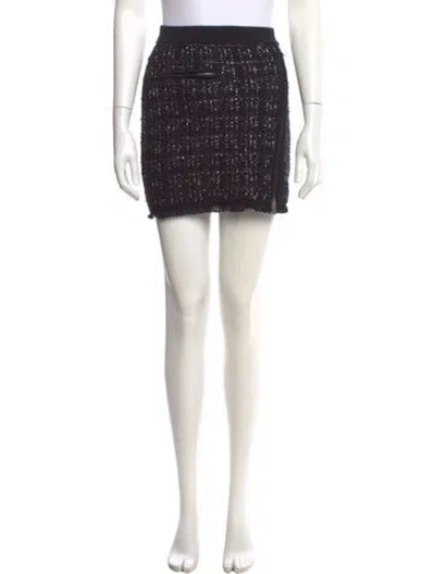 Pre-owned Simkhai Mini Skirt W/ Tags In Black