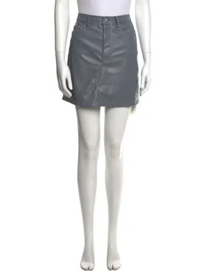 Pre-owned Simkhai Mini Skirt W/ Tags In Gray