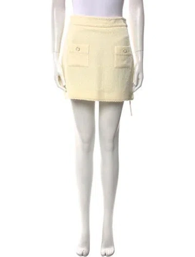 Pre-owned Simkhai Mini Skirt W/ Tags In Neutral