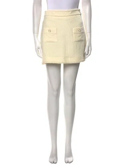 Pre-owned Simkhai Mini Skirt W/ Tags In Neutral