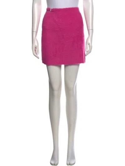 Pre-owned Simkhai Mini Skirt W/ Tags In Pink
