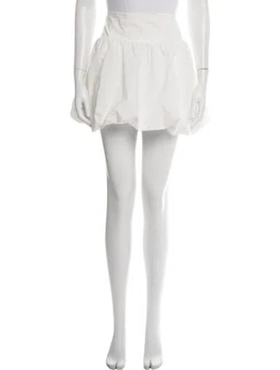 Pre-owned Simkhai Mini Skirt In White