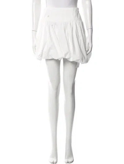 Pre-owned Simkhai Mini Skirt In White