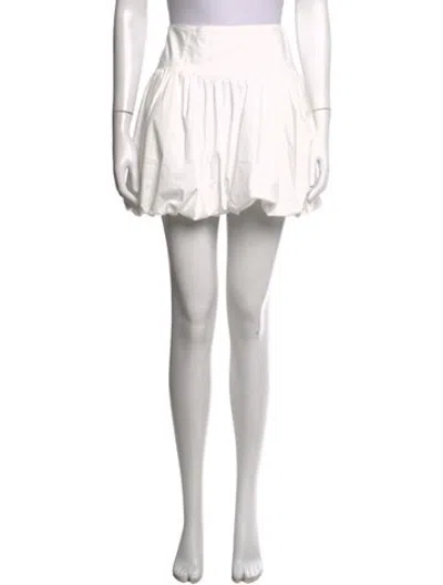 Pre-owned Simkhai Mini Skirt In White