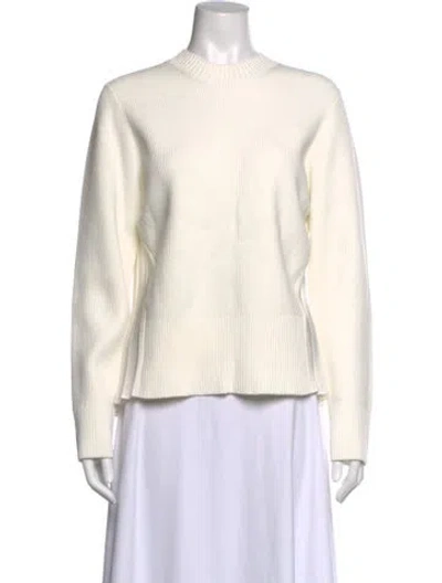 Pre-owned Simkhai Mock Neck Long Sleeve Sweatshirt W/ Tags In White