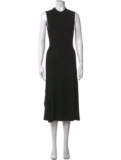 Pre-owned Simkhai Mock Neck Midi Length Dress W/ Tags In Black