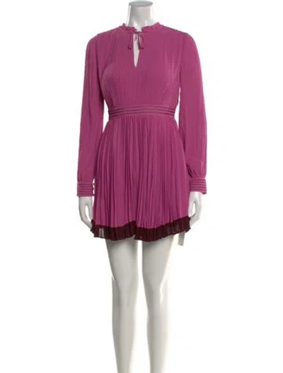 Pre-owned Simkhai Mock Neck Mini Dress W/ Tags In Multi