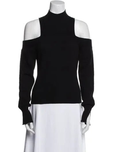 Pre-owned Simkhai Mock Neck Sweater In Black