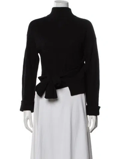 Pre-owned Simkhai Mock Neck Sweater In Black