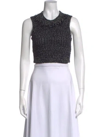 Pre-owned Simkhai Mock Neck Sweater In Blue