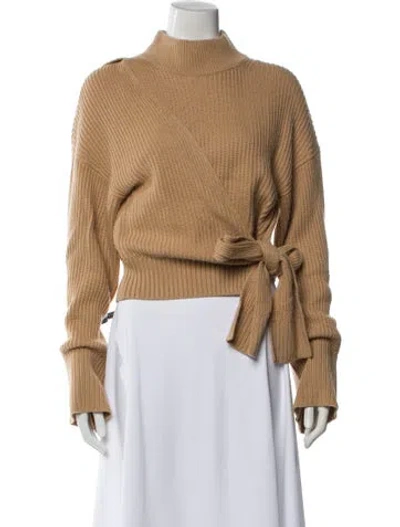 Pre-owned Simkhai Mock Neck Sweater In Neutral