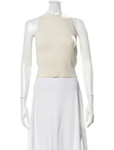 Pre-owned Simkhai Mock Neck Sweater In Neutral