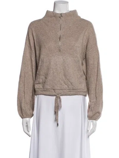 Pre-owned Simkhai Mock Neck Sweater In Neutrals