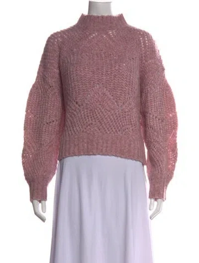 Pre-owned Simkhai Mock Neck Sweater In Pink