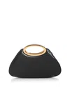 Simkhai Nixi Twist Leather Top-handle Bag In Black