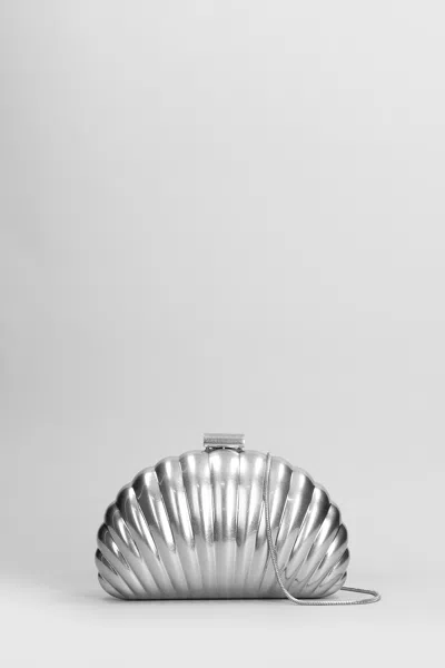 Simkhai Monet Clutch In Silver Aluminum