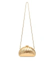 Simkhai Monet Shell Clutch Gold In Gold