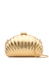 Simkhai Monet Shell Clutch Gold In Gold