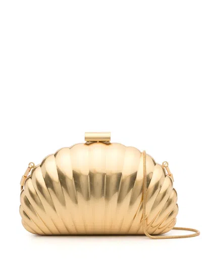 SIMKHAI MONET SHELL-MOTIF CLUTCH BAG