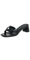 Simkhai Monogram Block Heels Black In Black