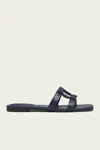 Simkhai Monogram Flat Slide In Midnight