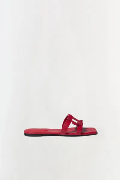 Simkhai Monogram Slide In Fiery Red