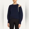 Simkhai Monroe Embellished Pullover In Blue In Blue
