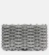 Simkhai Morgan Embellished Clutch In Silver