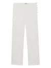 Simkhai Morrie Button-detail Trousers In White