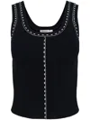 Simkhai Nailah Stitch-detail Knitted Top In Blue