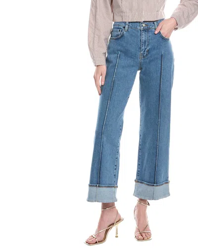 Simkhai Nala Combo Midi Skirt In Blue