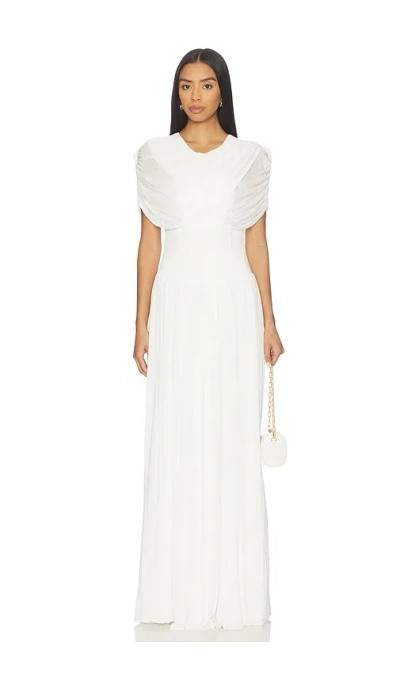 Simkhai Nancie Cape Dress In White